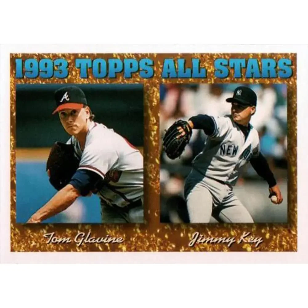 1994 Topps Tom Glavine / Jimmy Key AS # 393 Atlanta Braves / New York Yankees